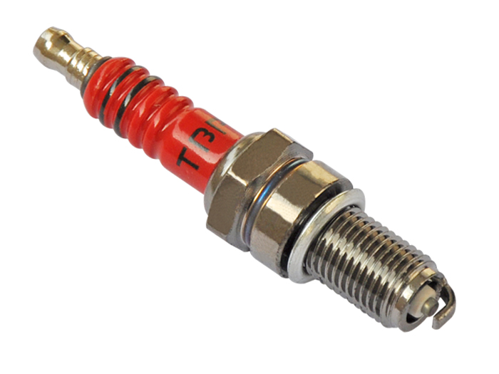 MY006-D8TC Red->>Motorcycle Spark Plug