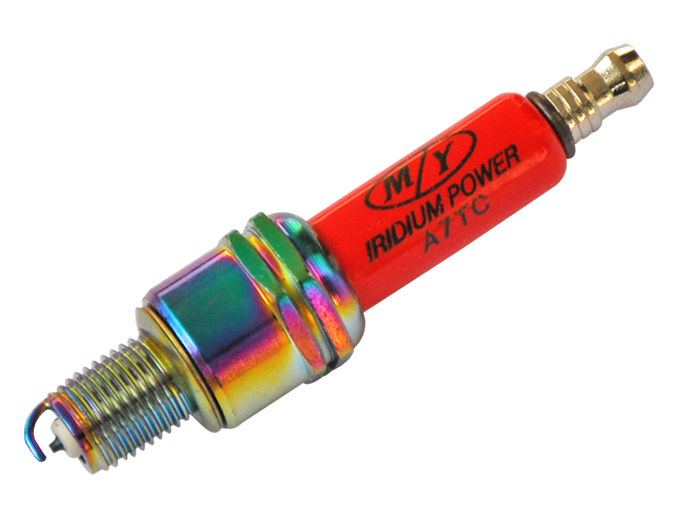 MY009-A7TC  Red->>Motorcycle Spark Plug
